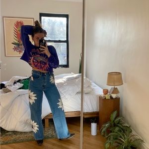 Levis X Farm Rio floral jeans